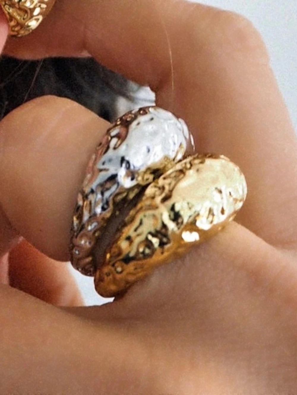 Molten Signet Ring Silver |LUVAJ